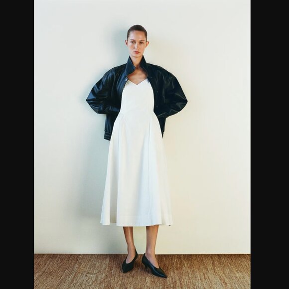 Babaton Technique Poplin Dress *New - Picture 7 of 8